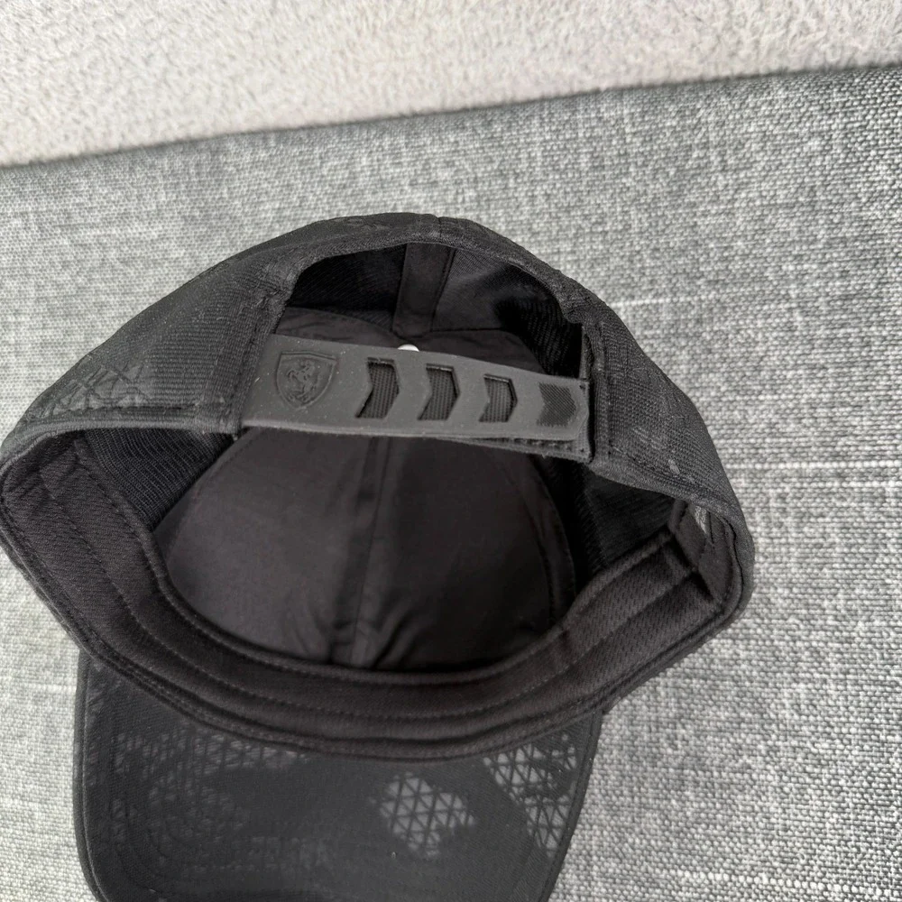 Scuderia Ferrari Black Embroidered Baseball Cap‎ Camouflage Hat Rare